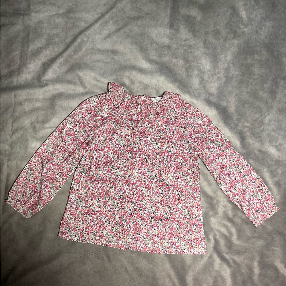 Nicoletta & Fanna Toddler Girls Peter Pan Long Sleeve Top Shirt 2T Blouse